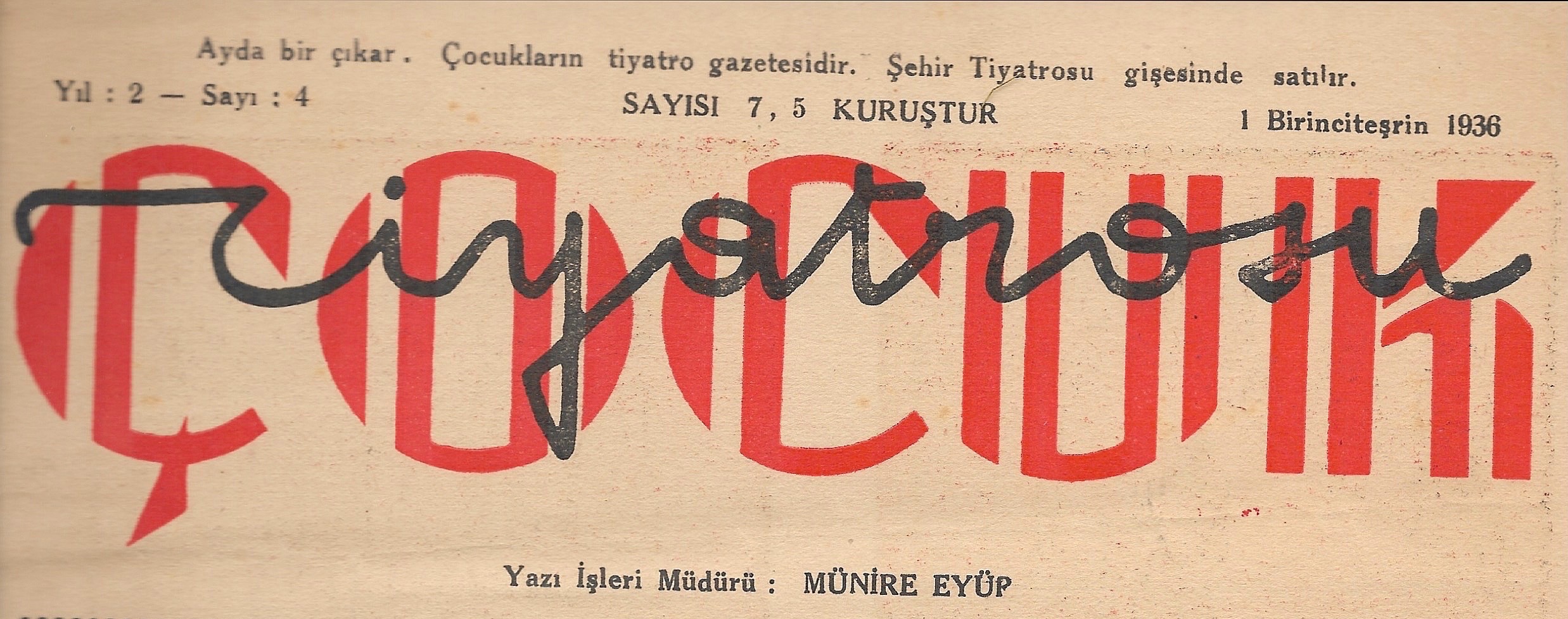 İSTANBUL ŞEHİR TİYATROSUNUN